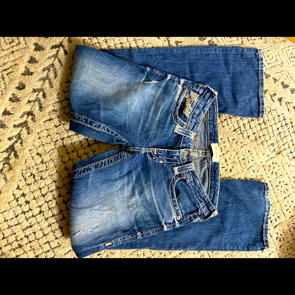 Big star liv boot distressed womens jean 26R